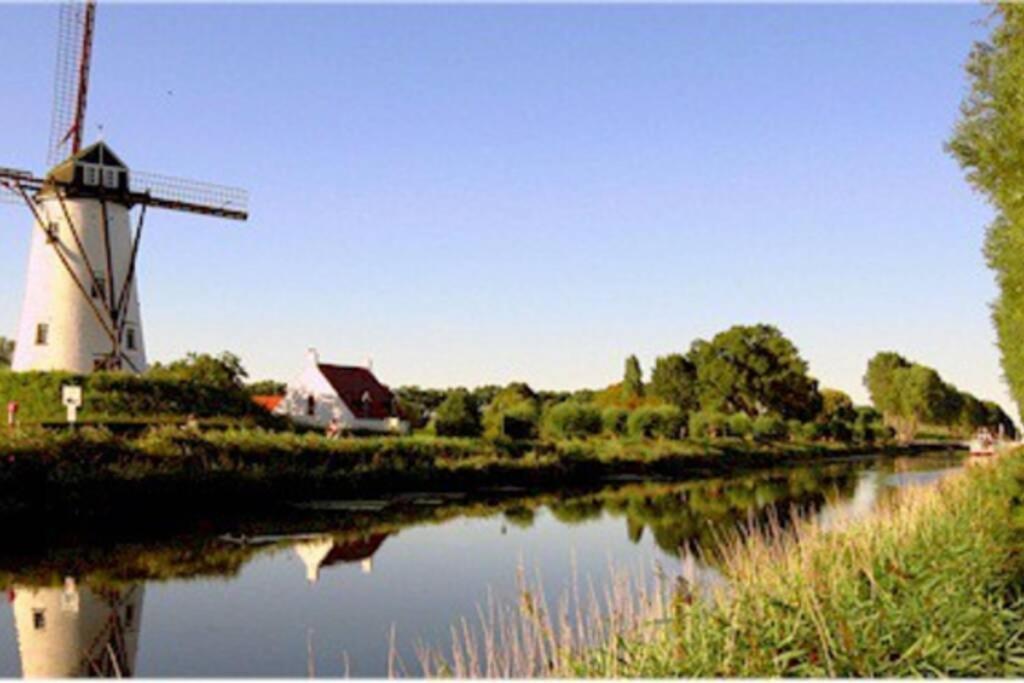 Duplex Appertement Met Zicht Damse Vaart @ Brugge Apartamento Exterior foto
