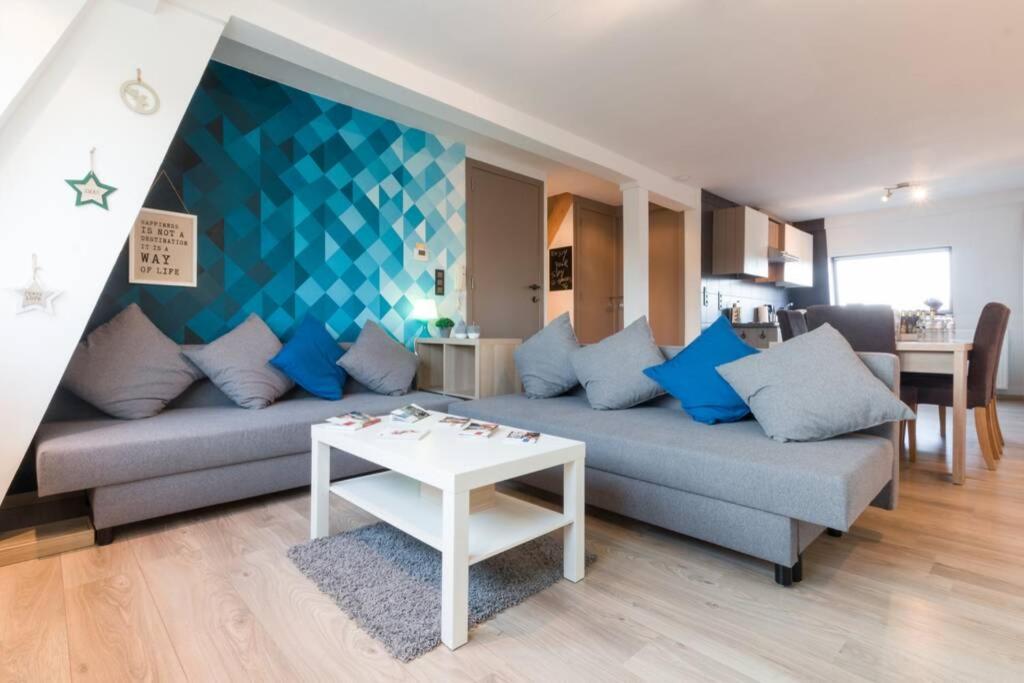 Duplex Appertement Met Zicht Damse Vaart @ Brugge Apartamento Exterior foto